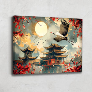 TABLEAU TEMPLE JAPONAIS