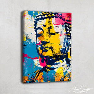 Tableau Bouddha Peinture