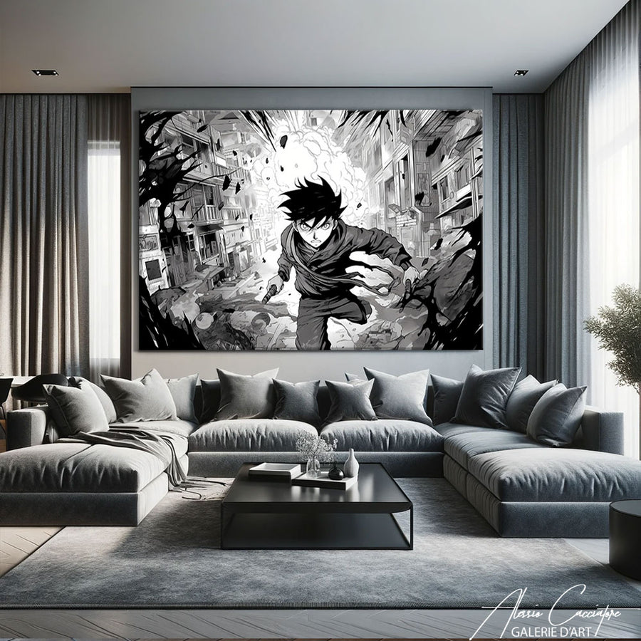 Tableau Japonais Manga – mise en situation