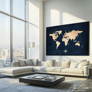 TABLEAU MONDE BLEU Alessio Cacciatore