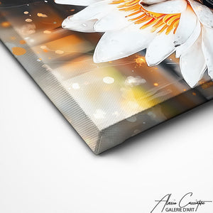 TABLEAU LOTUS BLANC Alessio Cacciatore