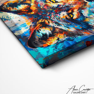 TABLEAU LOUP PORTRAIT Alessio Cacciatore