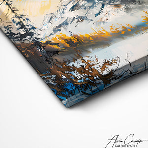 TABLEAU MONTAGNE ALPES Alessio Cacciatore