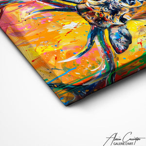 TABLEAU CERF COULEUR Alessio Cacciatore