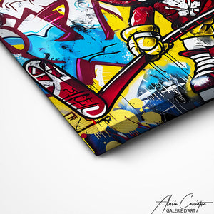 TABLEAU STREET ART HOCKEY Alessio Cacciatore