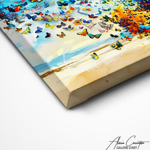 TABLEAU ENVOL DE PAPILLON Alessio Cacciatore