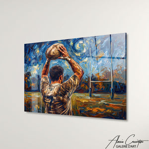 Art Mural Tabelau Deco Rugby