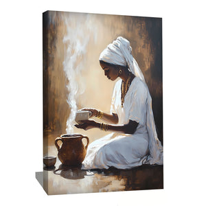 Tableau Femme Café