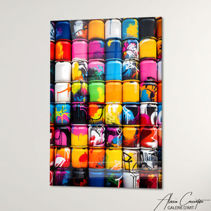 TABLEAU GRAFFITI BOMBE Alessio Cacciatore