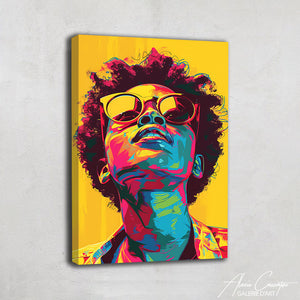 Tableau Grand Format Pop Art