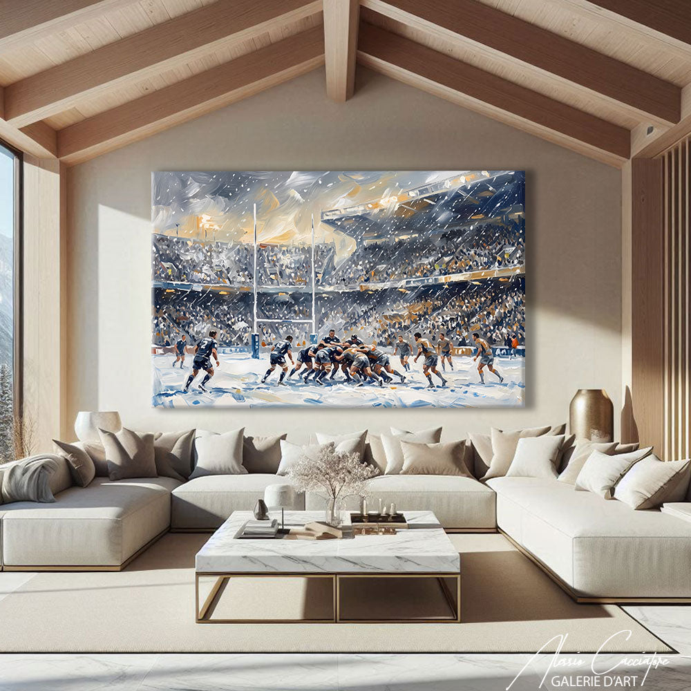 Peinture Sur Le Rugby