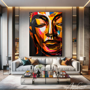 Tableau Bouddha Peinture