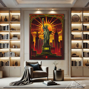 Toile Art Déco Art Abstrait