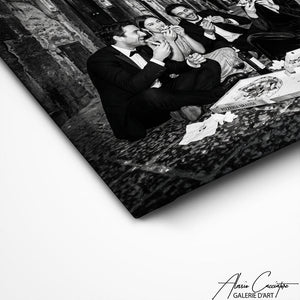 TABLEAU MODERNE EN NOIR ET BLANC Alessio Cacciatore