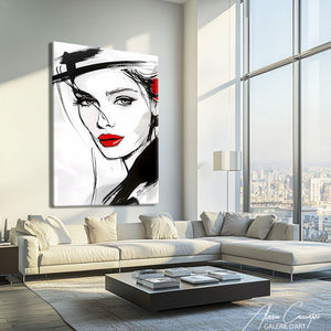tableau portrait femme