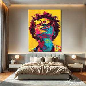 Tableau Grand Format Pop Art