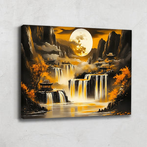 TABLEAU CASCADES DORÉES
