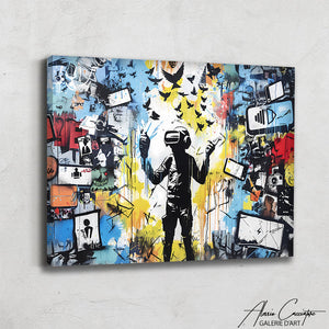 Toile Graffiti Grand Format