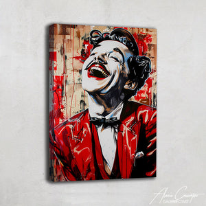 Tableau Charlie Chaplin Couleur