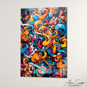 TABLEAU POP ART MONSTRE Alessio Cacciatore