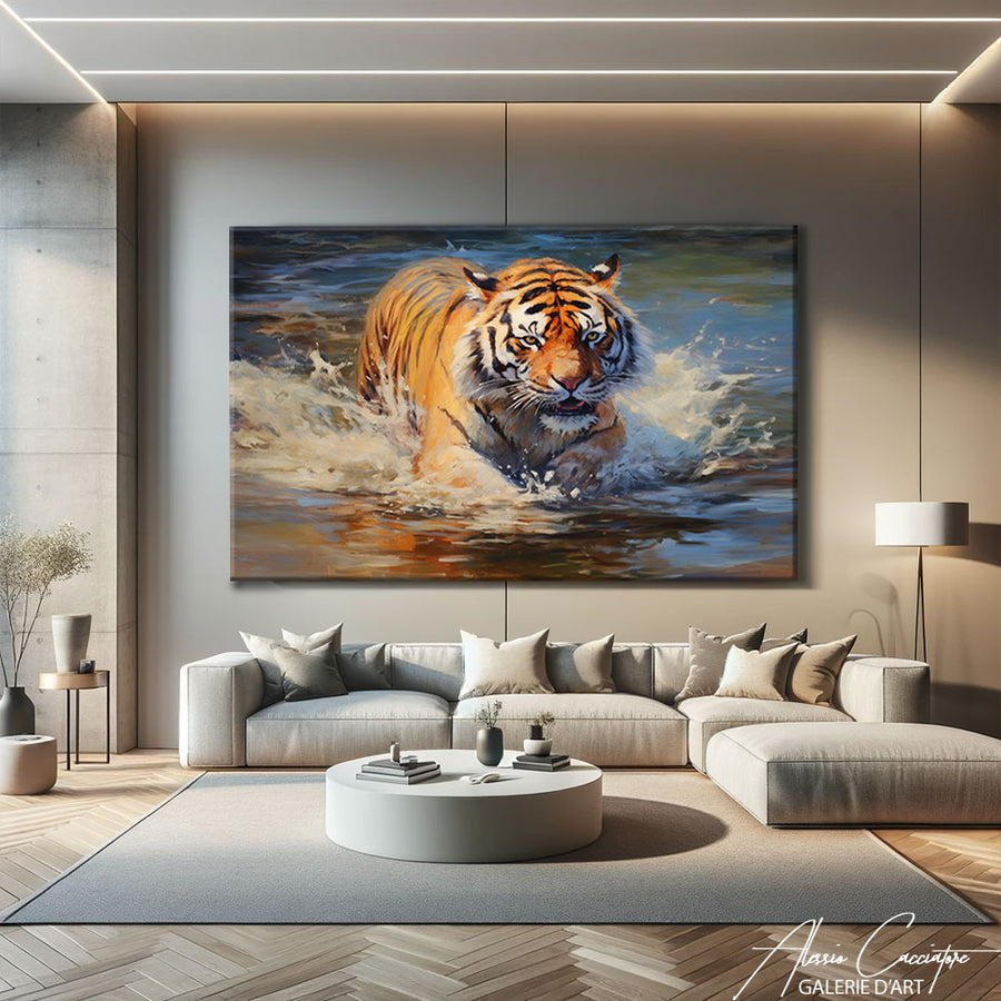 Grand Tableau Tigre – mise en situation