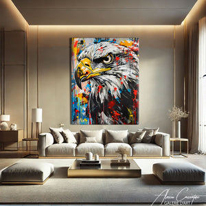 Tableau Salon Abstrait