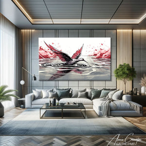 tableau grue japonaise