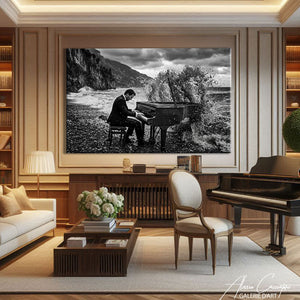 Tableau Musique Noir Et Blanc