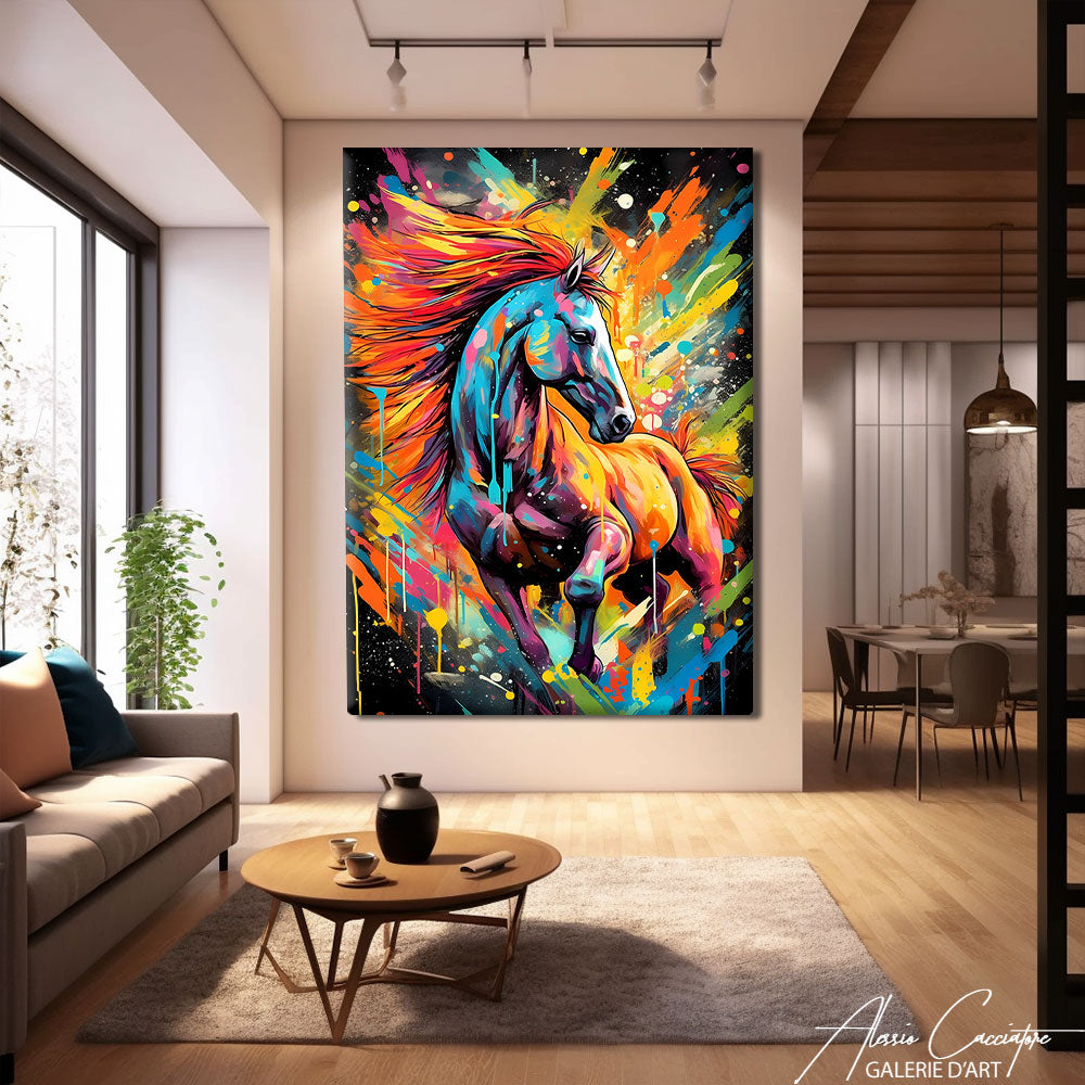 TABLEAU CHEVAL PHOTO