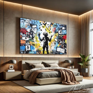 TABLEAU STREET ART MODERNE