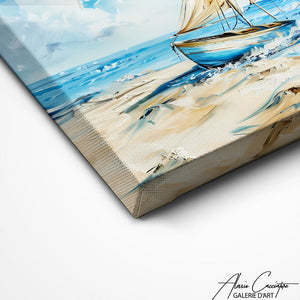 TABLEAU BATEAU BORD DE MER Alessio Cacciatore