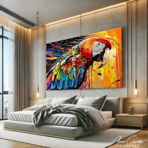 Tableau Perroquet Multicolore
