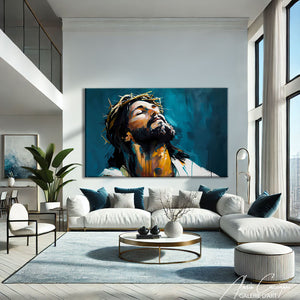 Portrait Jésus Peinture