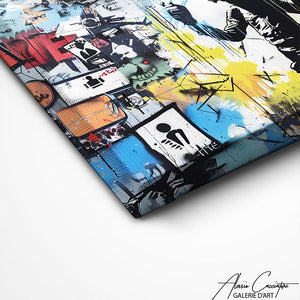 TABLEAU GRAFFITI FUTURISTE Alessio Cacciatore