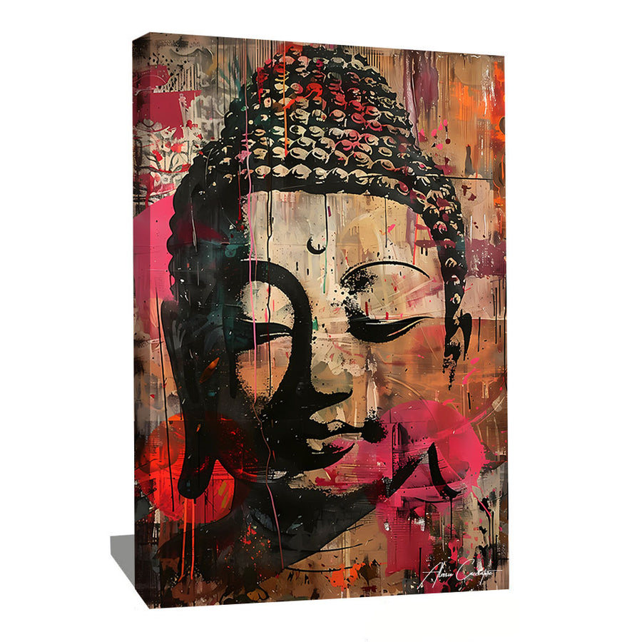 tableau bouddha
