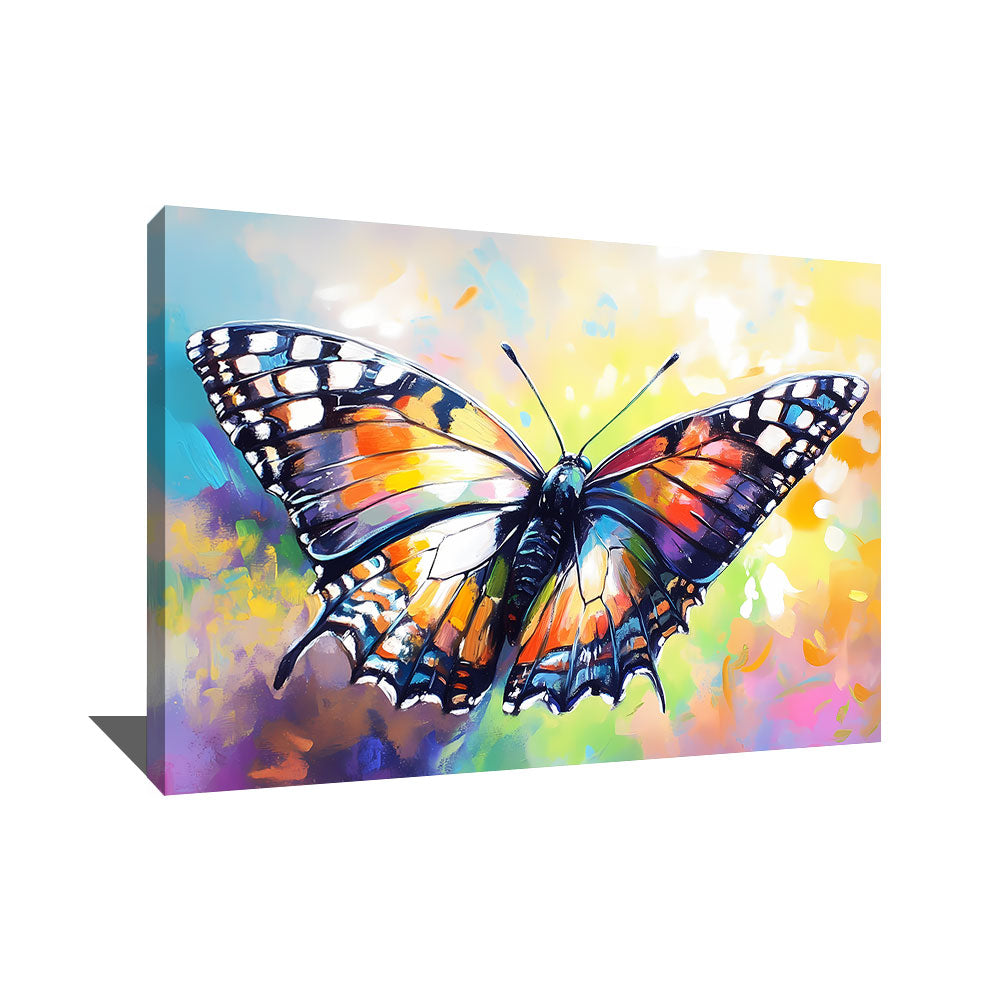 Tableau Coloré Papillon