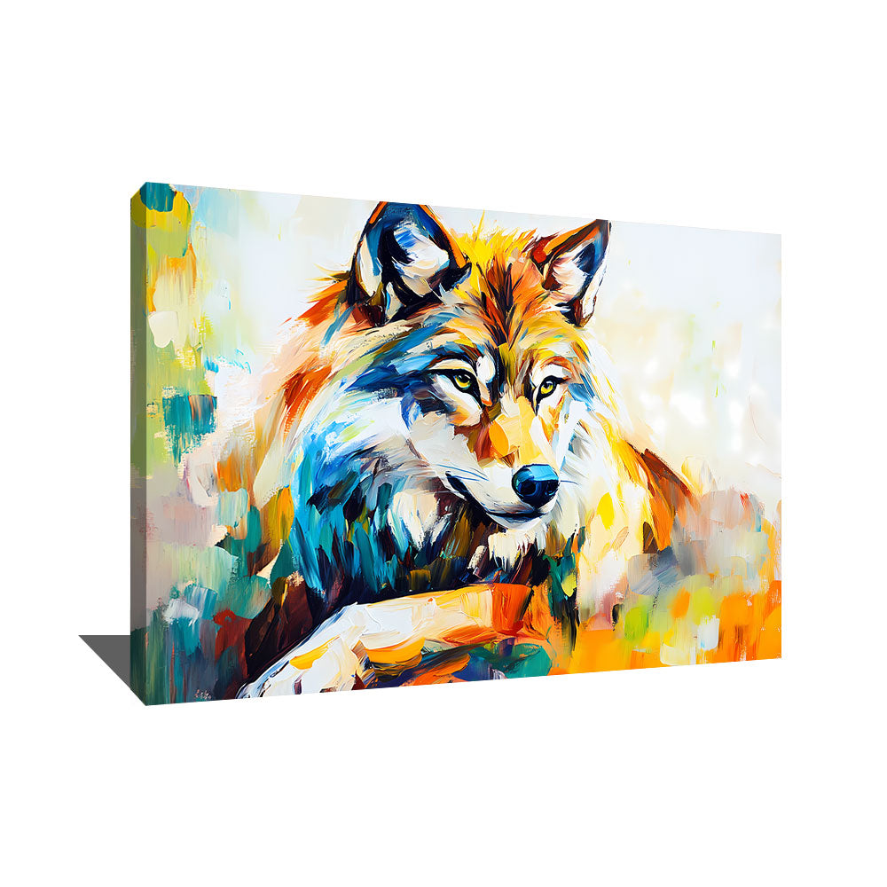 TABLEAU LOUP ABSTRAIT