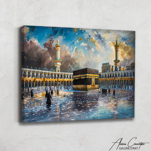 Tableau de La Mecque Lumineux