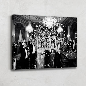 TABLEAU NOIR ET BLANC CASINO