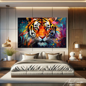 Tableau Peinture Tigre