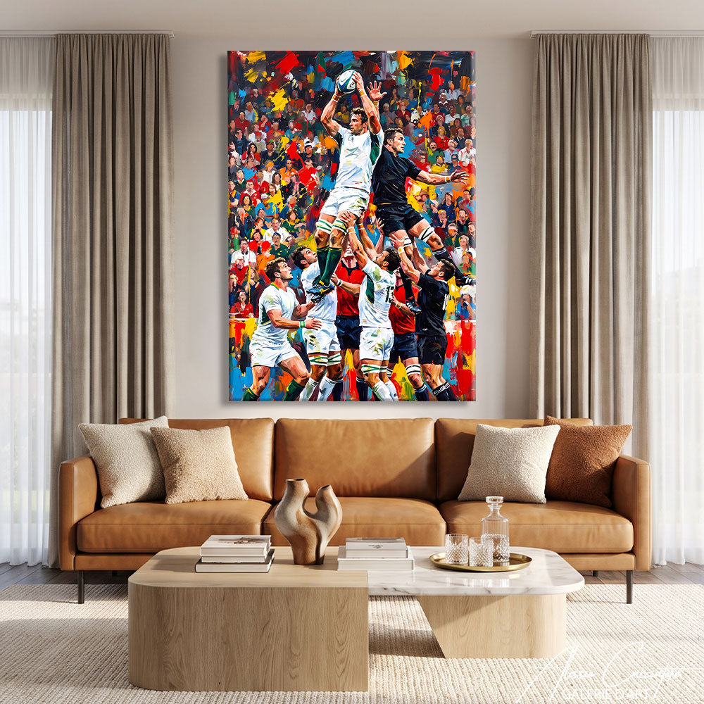 Peinture Rugby