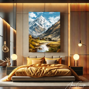 Tableau Ski Montagne