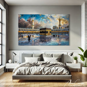 TABLEAU DE LA MECQUE LUMINEUX Alessio Cacciatore