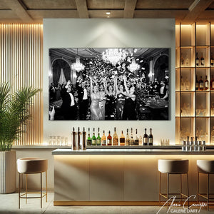 TABLEAU NOIR ET BLANC CASINO