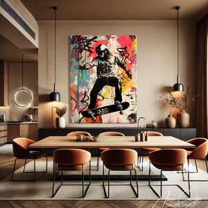 cadre tableau street art