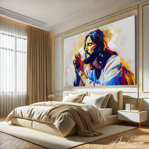 Portrait Jésus Peinture