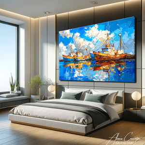 Tableau Bateau Coloré