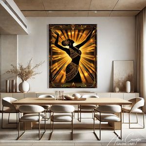 Toile Art Déco Art Abstrait