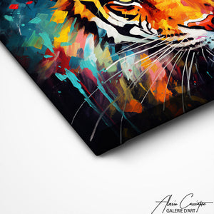 TABLEAU PEINTURE TIGRE Alessio Cacciatore