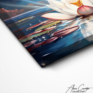 TABLEAU LOTUS BLEU Alessio Cacciatore